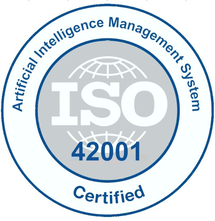 ISO/IEC 42001:2023 – certifieringsmärke